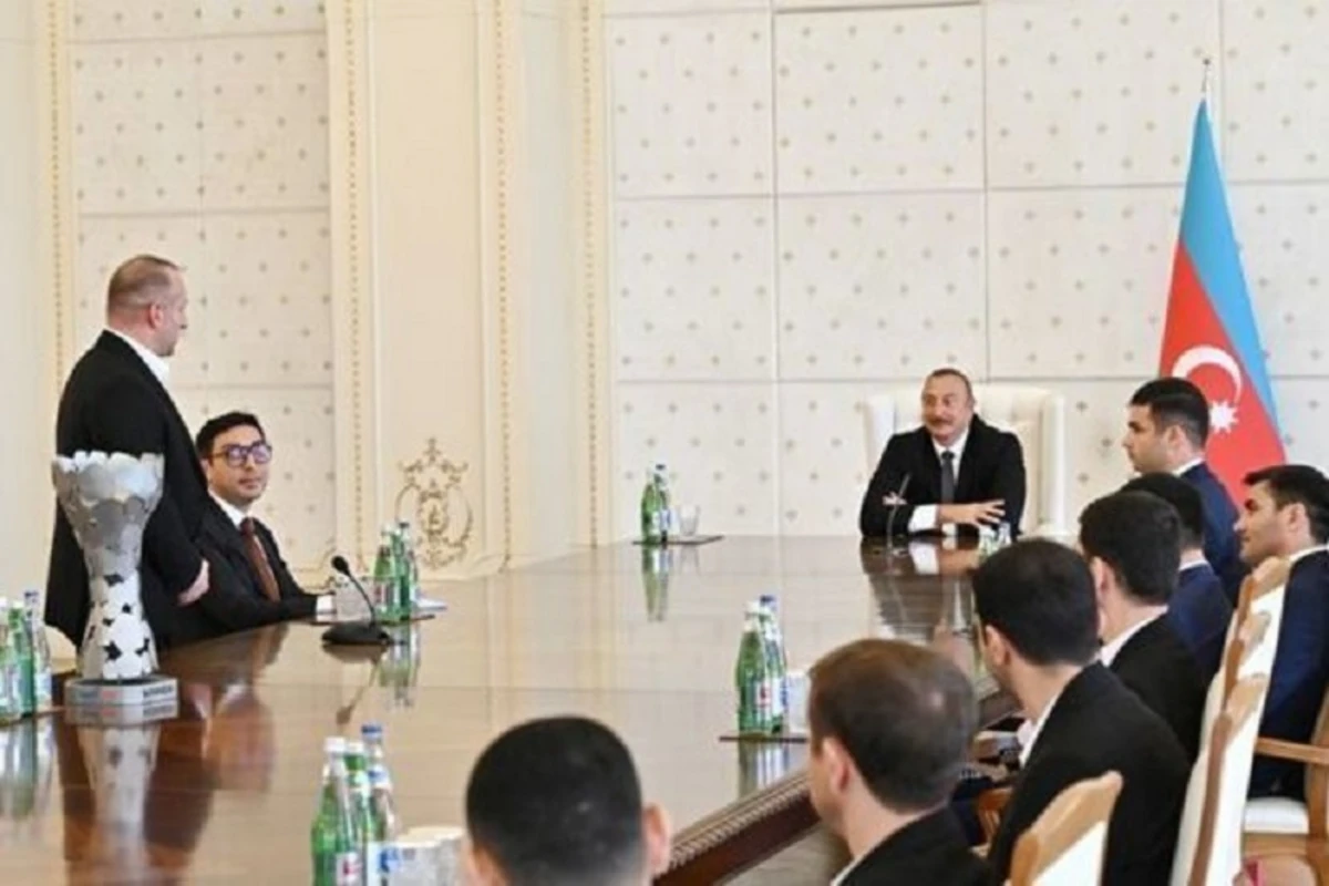 Президент Азербайджана: Вы добились этой победы честным трудом