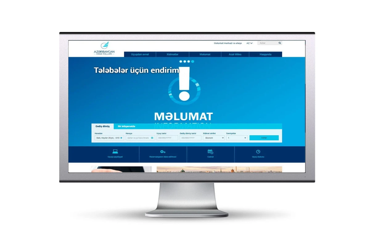 AZAL-dan Bakı-Naxçıvan marşrutu üzrə aviabiletlərlə bağlı təklif