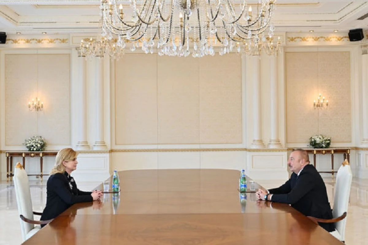 Президент Азербайджана принял экс-главу Хорватии