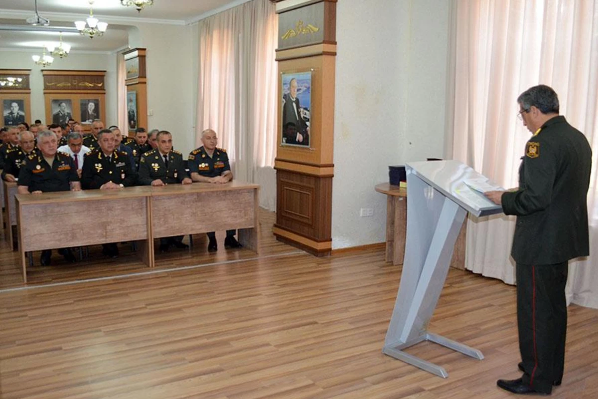 Milli Müdafiə Universitetində buraxılış mərasimi keçirilib - FOTO