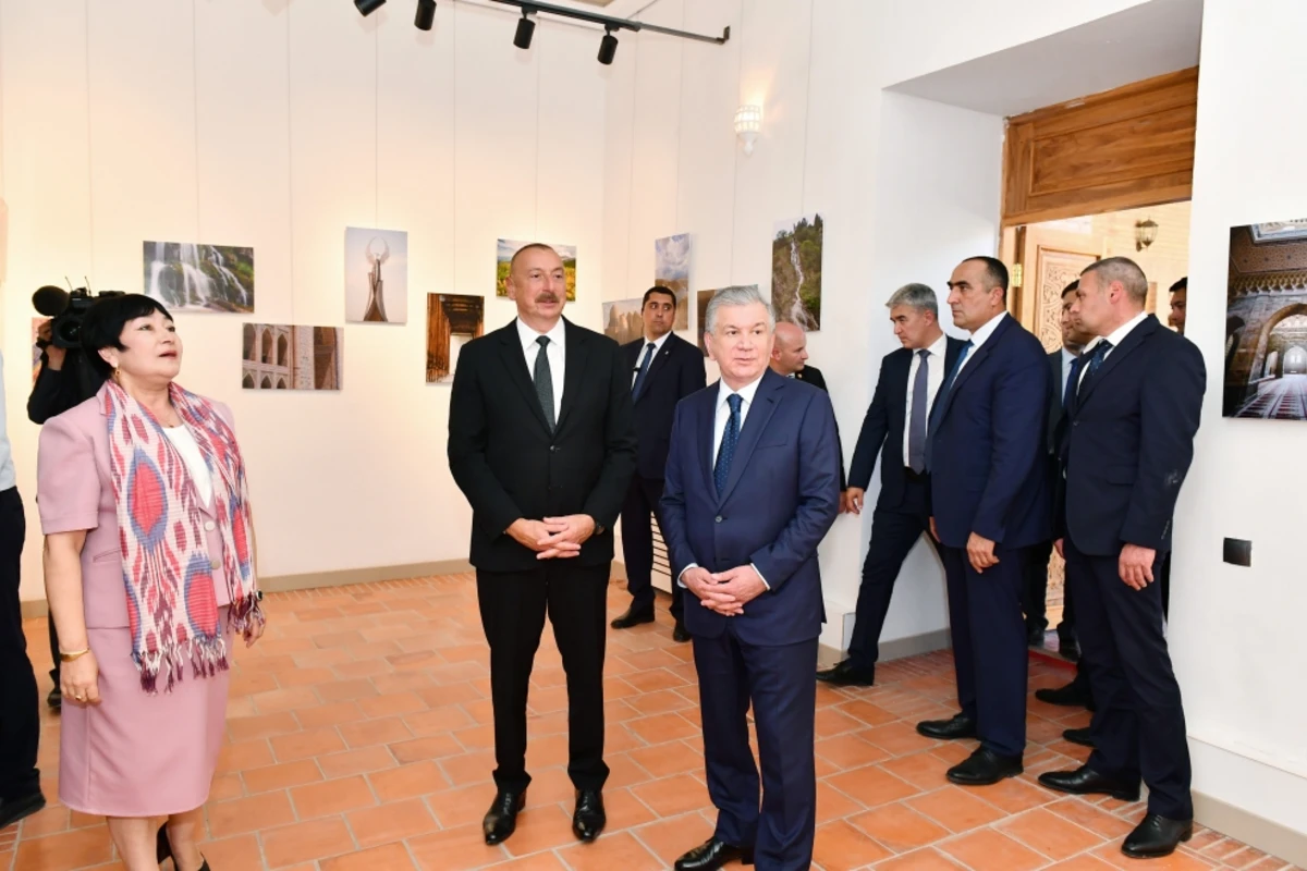 Azərbaycan və Özbəkistan prezidentləri “Nurullaboy” saray kompleksi ilə tanış olublar