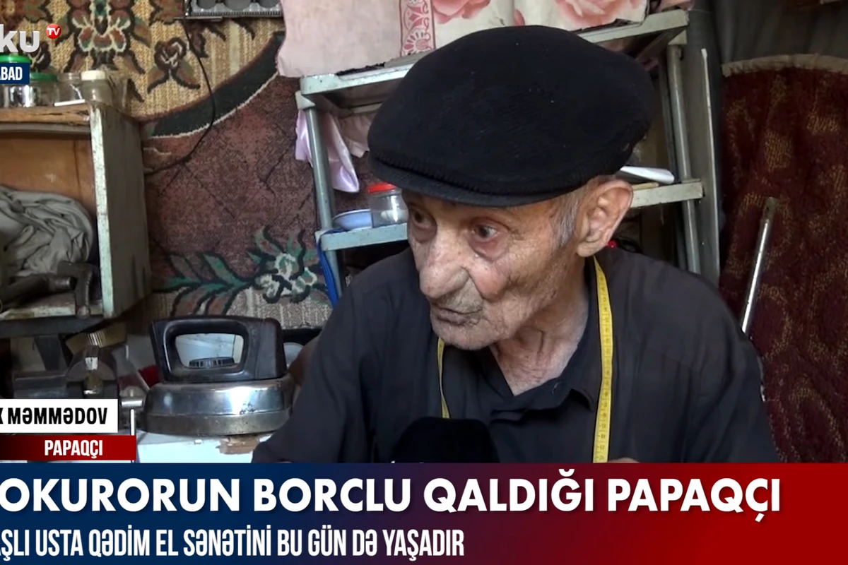 Prokurorun borclu qaldığı papaqçı - VİDEO Prokurorun borclu qaldığı papaqçı - VİDEO