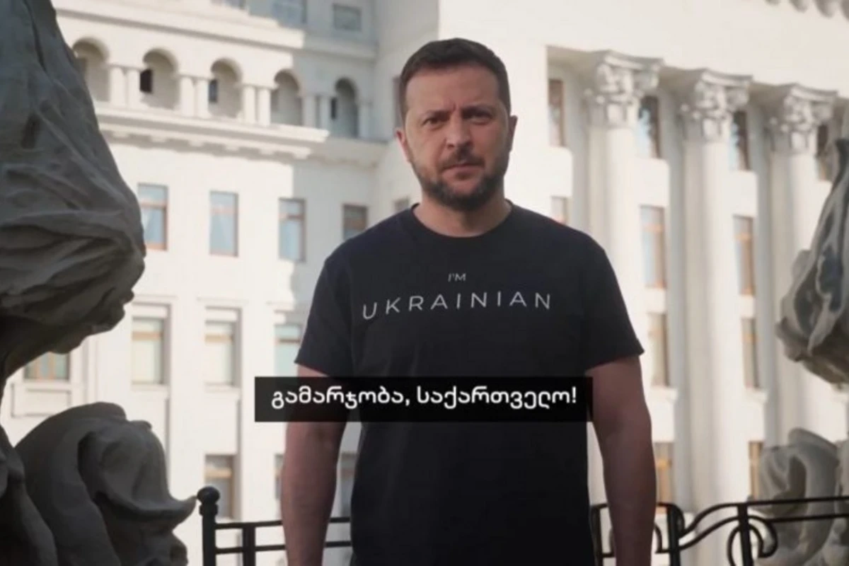 Zelenski Gürcüstan xalqına müraciət ünvanladı: “Biz sizə kömək edəcəyik!”