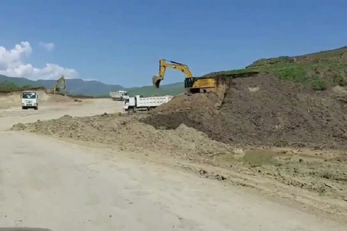 Laçında hava limanı tikintisi davam edir – VİDEO