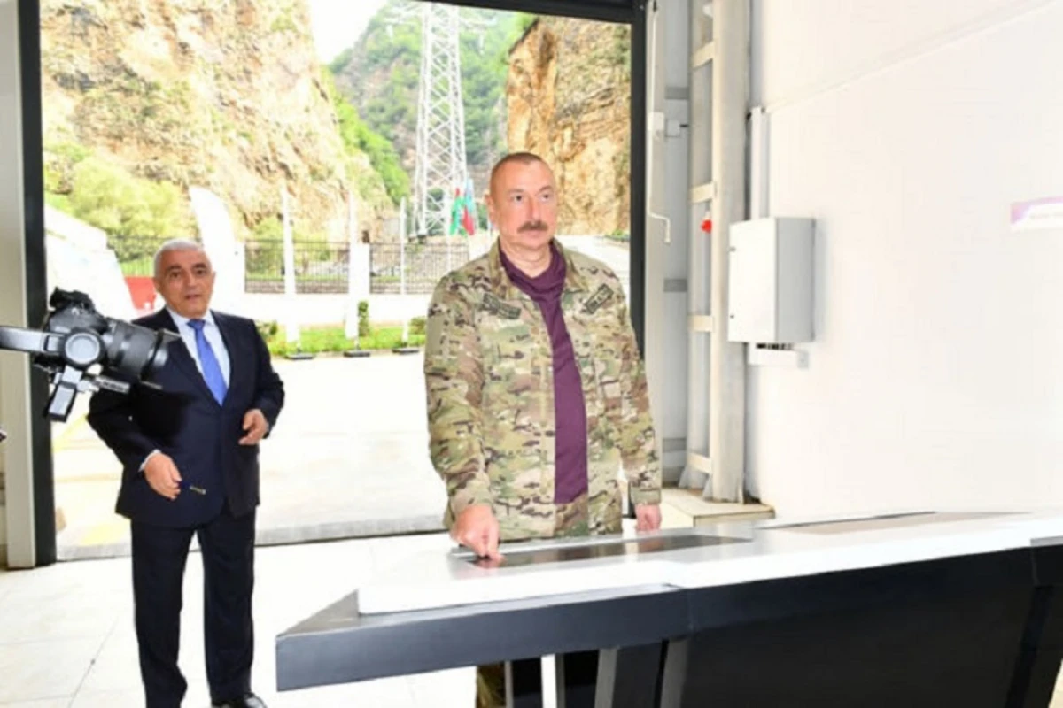 Prezident “Kəlbəcər-1” kiçik SES-in açılışında iştirak edib - FOTO