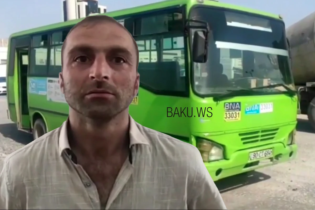 В Баку мужчина управлял автобусом под воздействием наркотиков - ВИДЕО