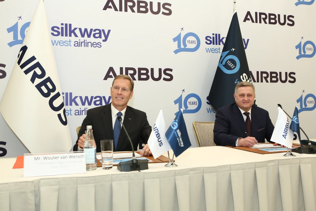 Silk Way West Airlines подтверждает покупку двух самолетов нового поколения Airbus A350F