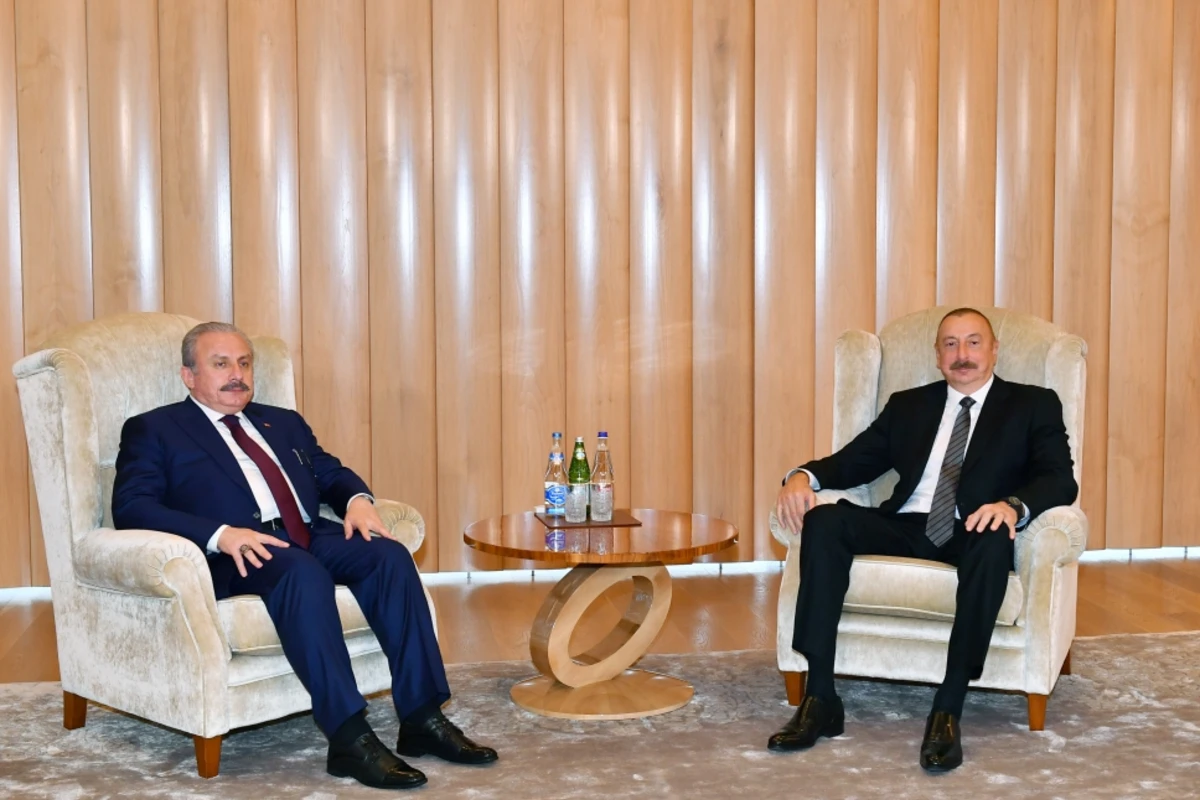 Ильхам Алиев принял председателя Великого национального собрания Турции
