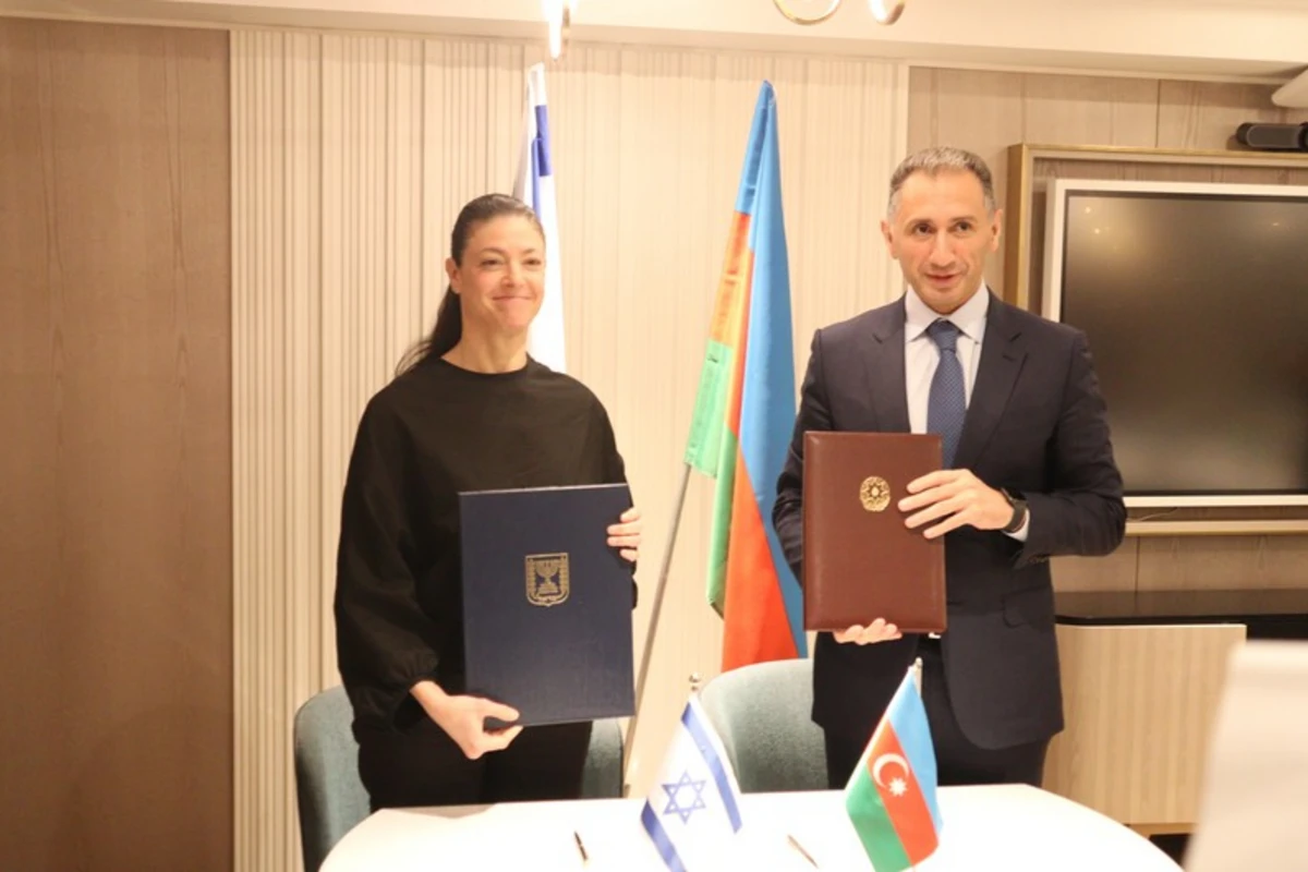 Azərbaycan İsraillə hava əlaqələri haqqında saziş imzalayıb - FOTO