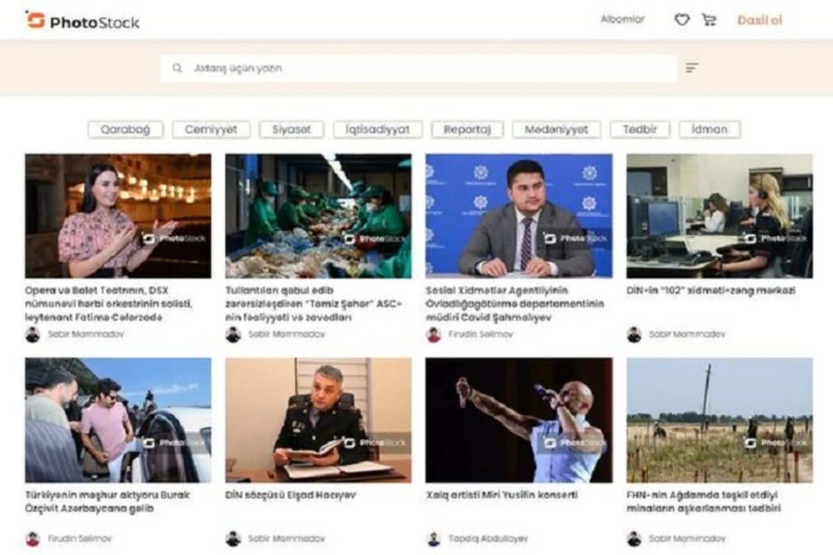 Azərbaycanda eksklüziv fotoların yeni ünvanı - “PhotoStock” fəaliyyətə başladı