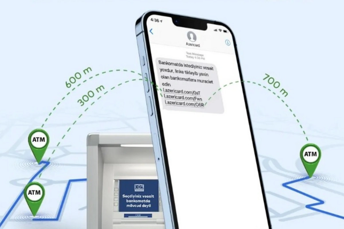 Azərbaycanda bankomatdan pul çıxarmaq istəyən şəxslərə ŞAD XƏBƏR Azərbaycanda bankomatdan pul çıxarmaq istəyən şəxslərə ŞAD XƏBƏR