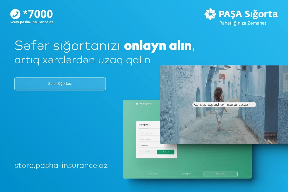 PAŞA Sığortadan səyahət sığortasını onlayn almaq imkanı! PAŞA Sığortadan səyahət sığortasını onlayn almaq imkanı!
