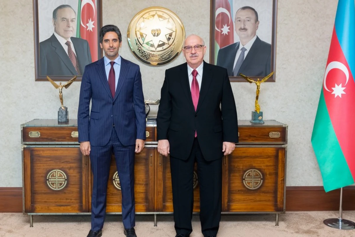 AZAL-ın prezidenti Cahangir Əsgərov Qətərin Azərbaycandakı səfiri ilə görüşüb