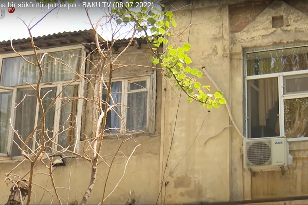 Paytaxtda daha bir söküntü QALMAQALI - VİDEO