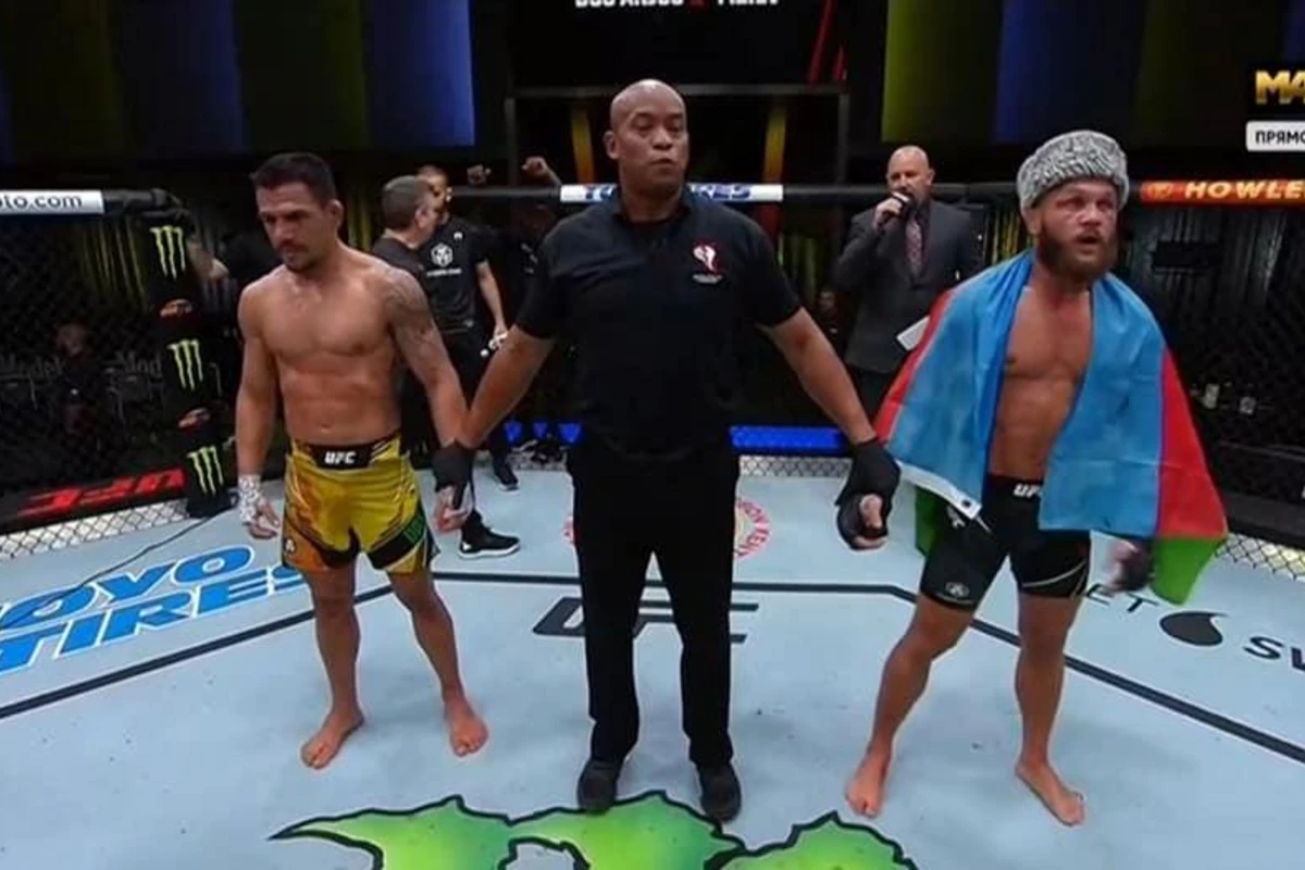 Rafael Fiziyevdən UFC-də növbəti qələbə: Rəqibini nokauta saldı - VİDEO