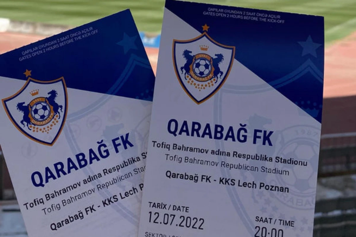 Qarabağın oyununa biletləri hardan əldə etmək olar? – SİYAHI Qarabağın oyununa biletləri hardan əldə etmək olar? – SİYAHI