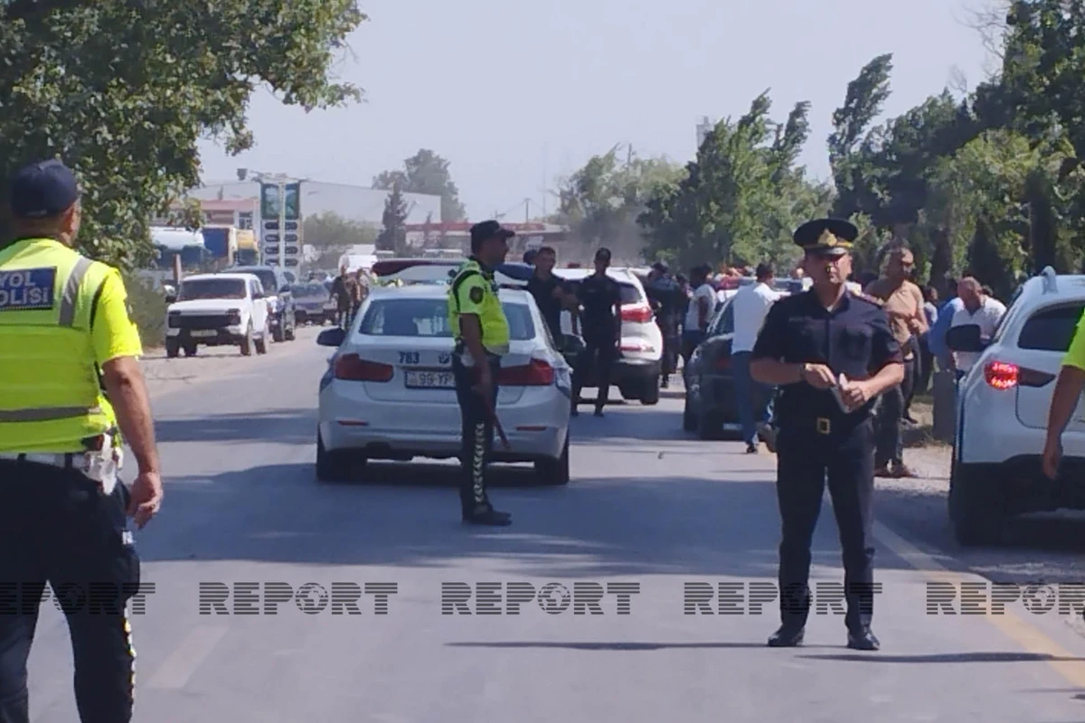 Xaçmaz-Xudat yolu bağlanıb, istirahət mərkəzinin əməkdaşları təxliyə olunub - FOTO