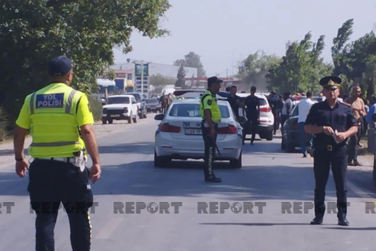 Xaçmazda yanğına görə bağlanan yol açıldı