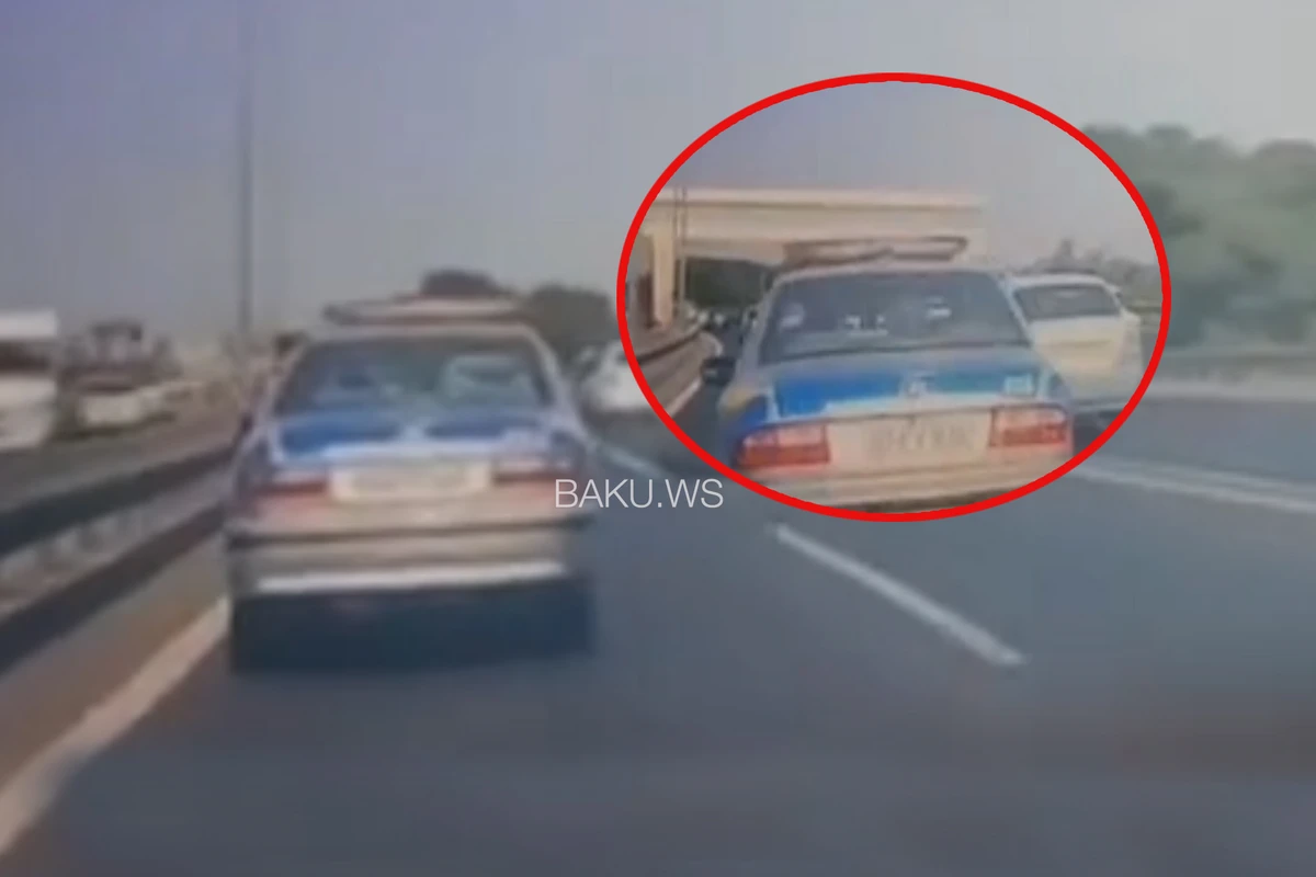 BNA avtomobili qaydaları kobud şəkildə pozdu - ANBAAN VİDEO