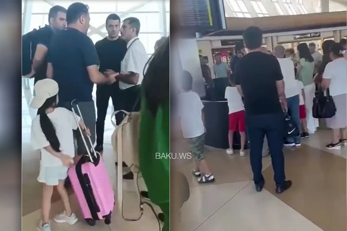 Рейс по маршруту Баку - Бодрум задерживается по технической причине - ВИДЕО