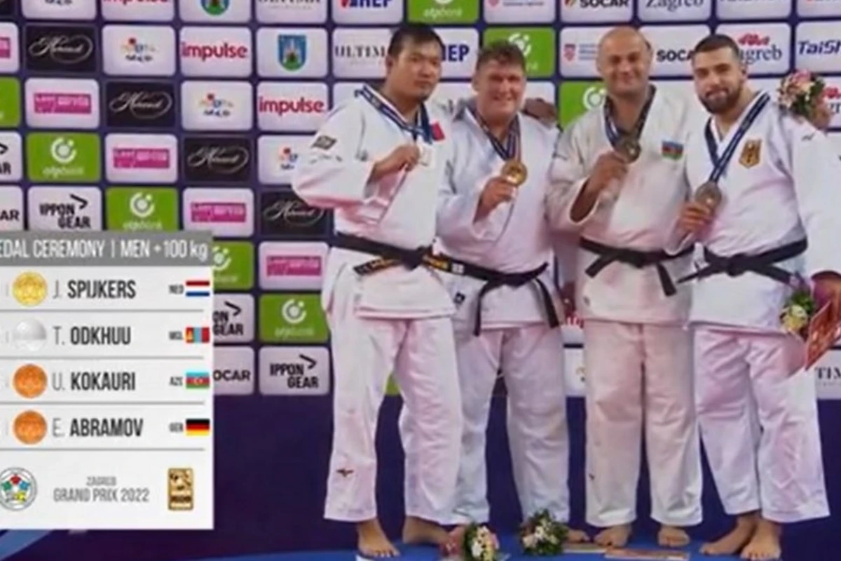 Azərbaycan cüdo yığması Qran Pridə 3 medalla 3-cü yeri tutdu
