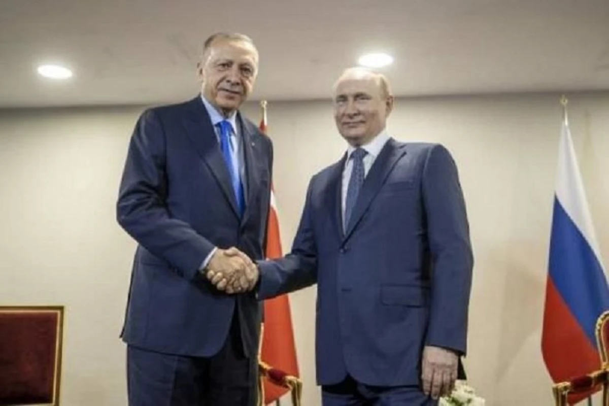Путин поблагодарил Эрдогана