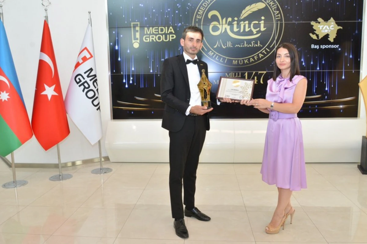 XİN-in Mətbuat Xidməti “Əkinçi” fəxri mükafatına layiq görüldü