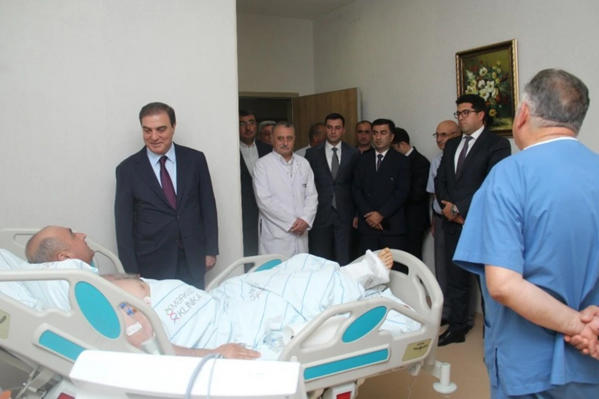 İcra başçısı minaya düşən polkovniki ziyarət etdi