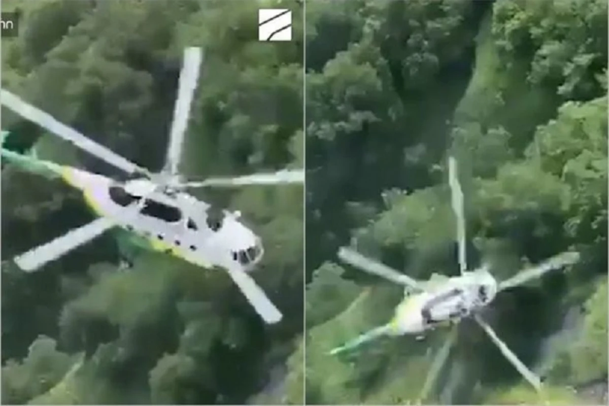 В Грузии разбился вертолет - ВИДЕО