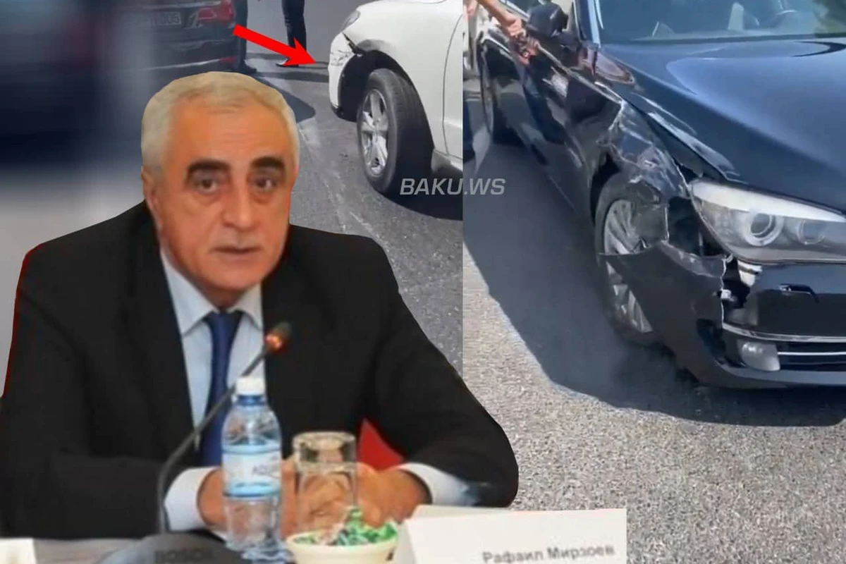 Bakıda nazir müavini qəzaya düşdü - FOTO/VİDEO