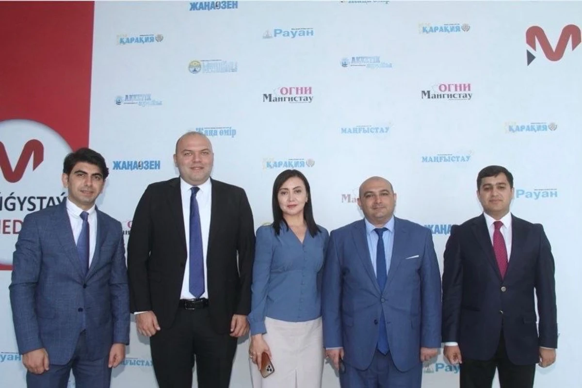 Azərbaycanlı jurnalistlər Qazaxıstanın nüfuzlu media qurumunu ziyarət etdi - FOTO