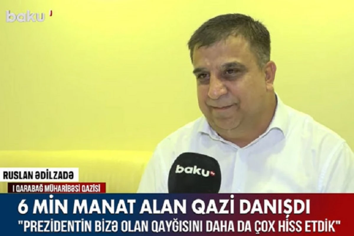 Altı min manat alan qazi danışdı - VİDEO
