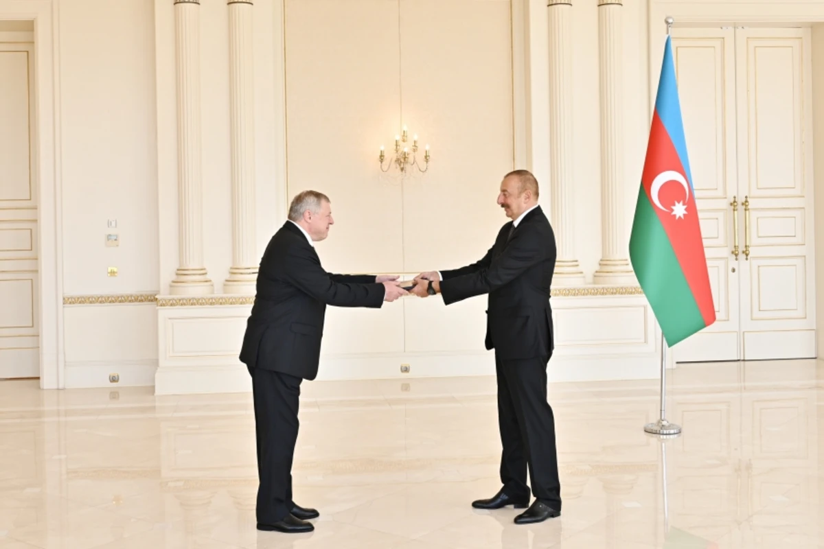 Prezident Slovakiyanın yeni səfirinin etimadnaməsini qəbul edib - FOTO
