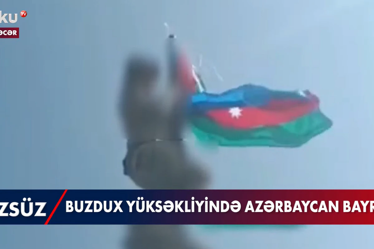 Buzdux dağında Azərbaycan bayrağı dalğalanır - VİDEO Buzdux dağında Azərbaycan bayrağı dalğalanır - VİDEO