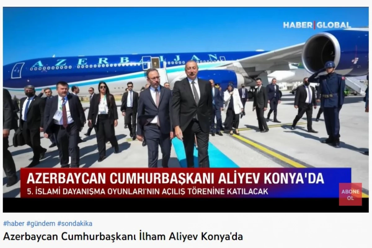 İlham Əliyevin Konyaya səfəri Türkiyə mediası tərəfindən geniş işıqlandırılıb - FOTO İlham Əliyevin Konyaya səfəri Türkiyə mediası tərəfindən geniş işıqlandırılıb - FOTO