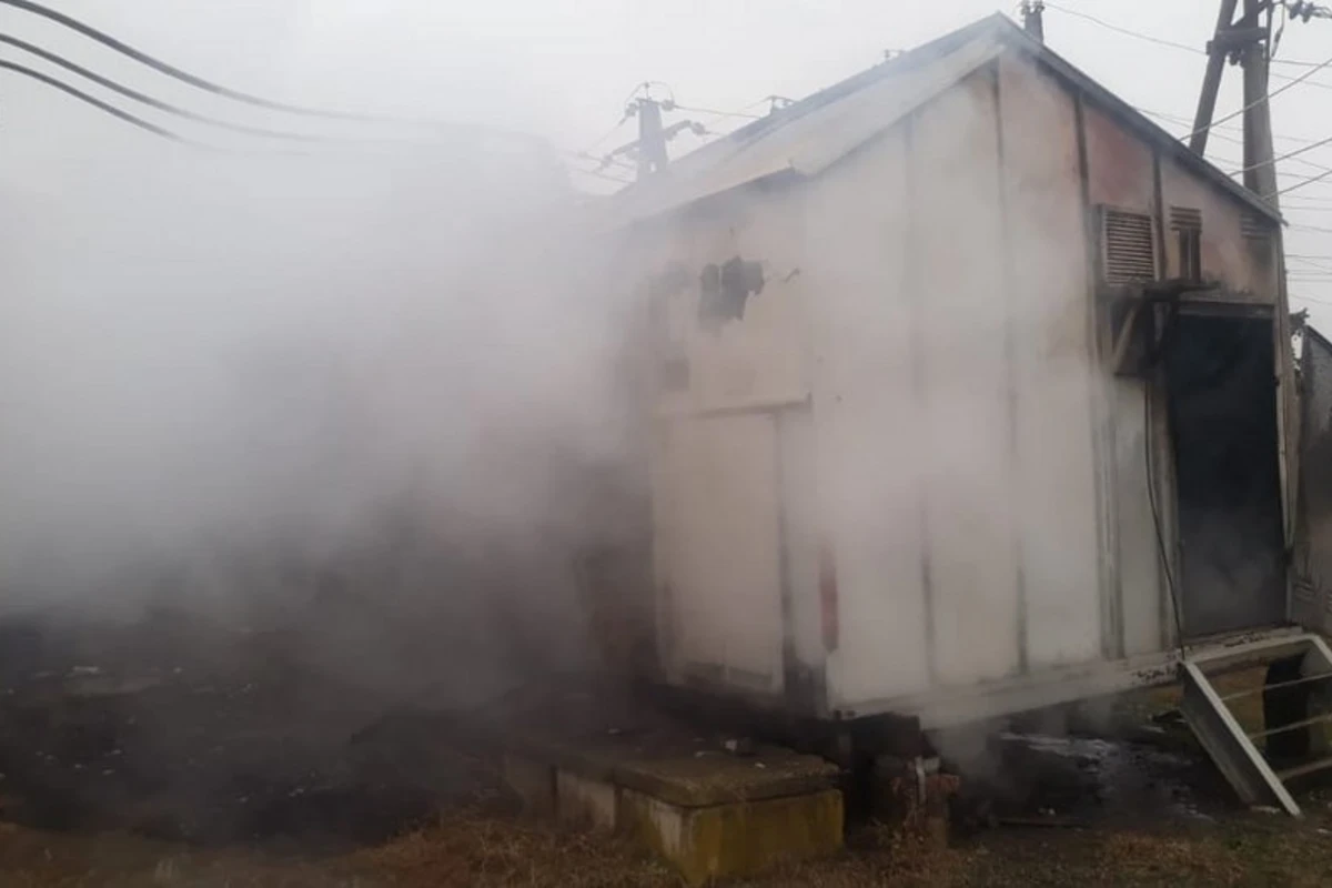 Tovuzdakı elektrik yarımstansiyasındakı yanğının səbəbi məlum olub