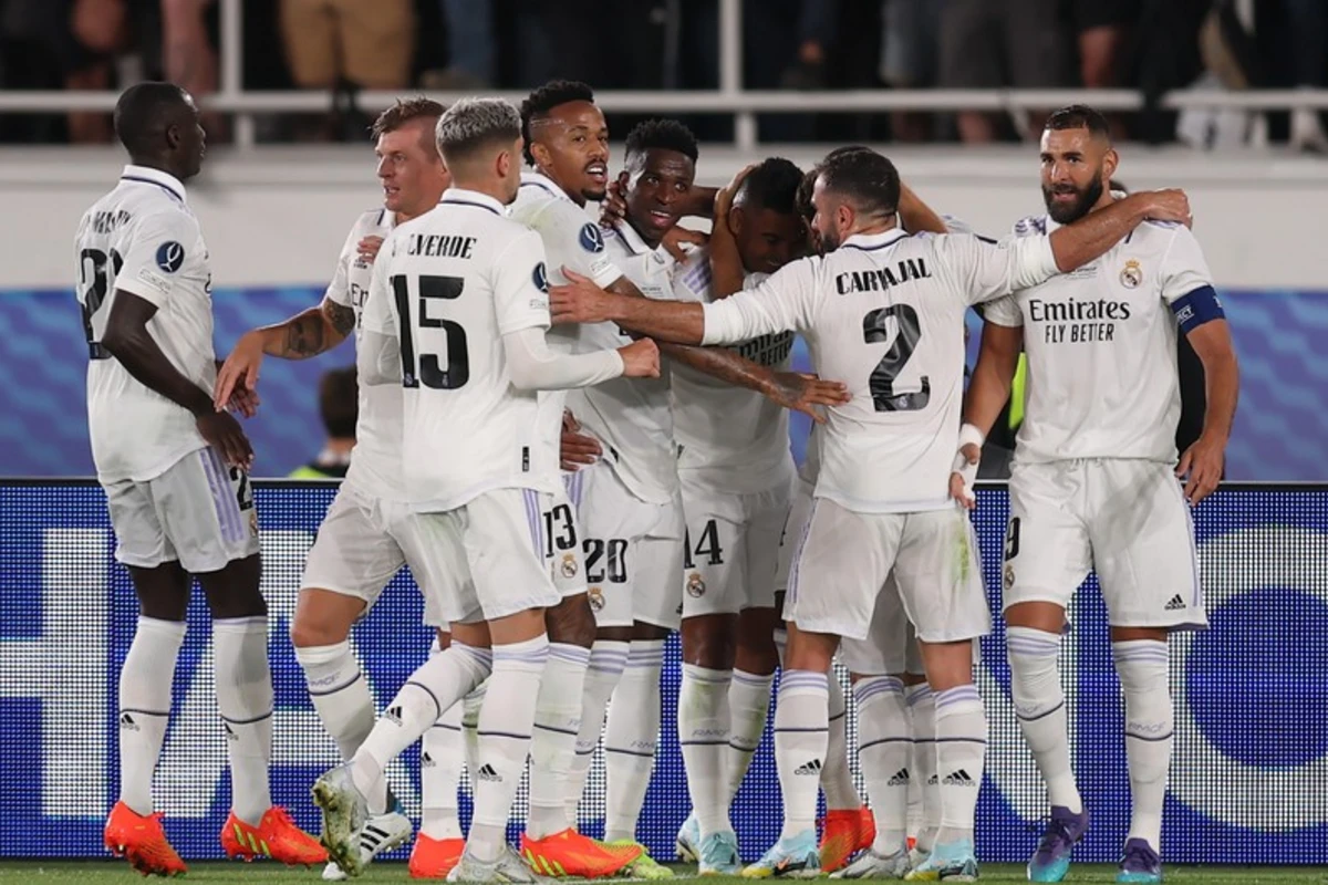 Real Madrid 5-ci dəfə UEFA Super Kubokunun qalibi olub Real Madrid 5-ci dəfə UEFA Super Kubokunun qalibi olub