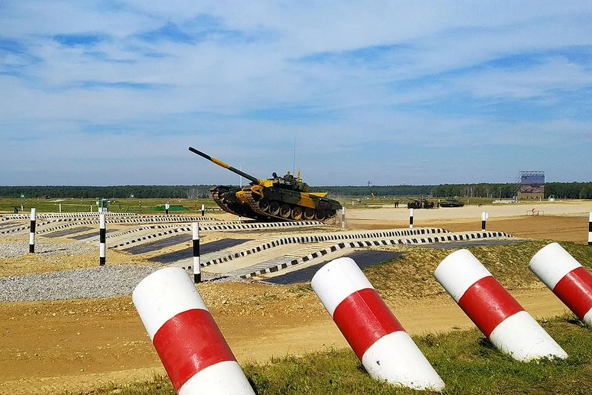 Azərbaycan hərbçiləri “Tank biatlonu” müsabiqəsində ilk yarışa başlayıb - FOTO
