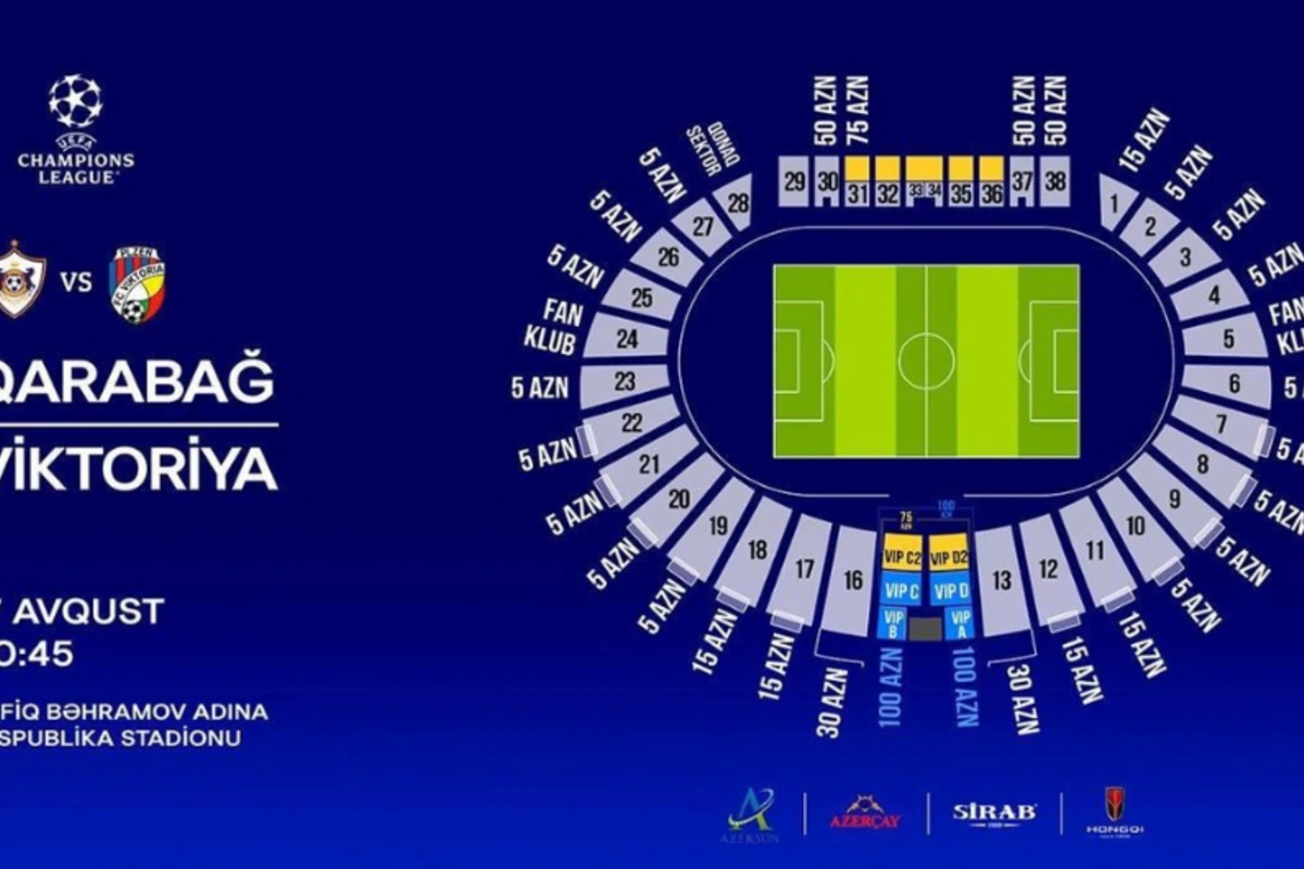 Qarabağın oyununa böyük maraq: Biletlərin əksəriyyəti satıldı