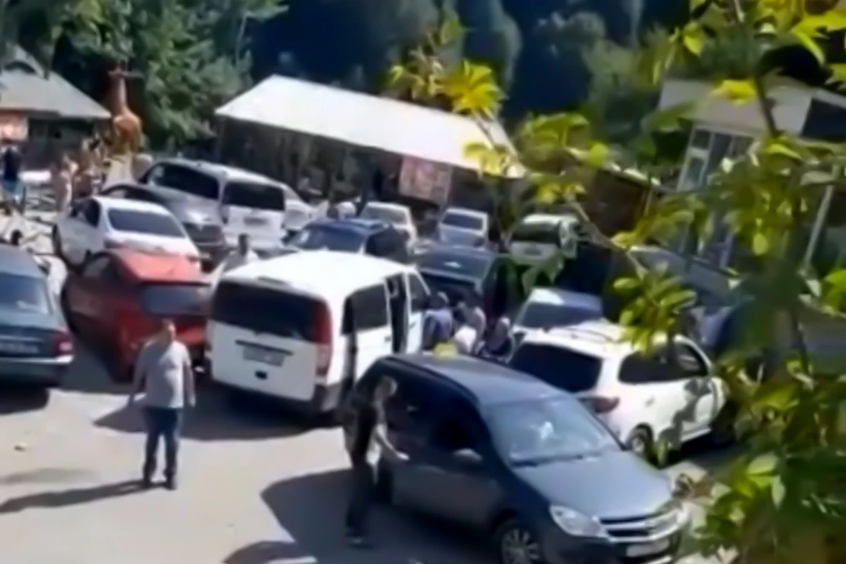 Laza sakinləri buna etiraz olaraq yolu bağlayıblarmış - VİDEO Laza sakinləri buna etiraz olaraq yolu bağlayıblarmış - VİDEO