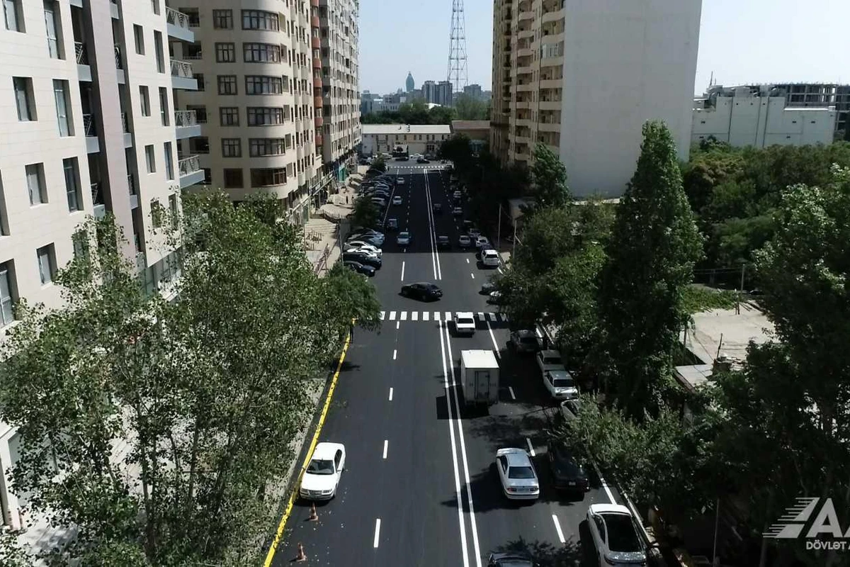 Bakının Mirəsədulla Mirqasımov küçəsi əsaslı təmir olunub - FOTO/VİDEO