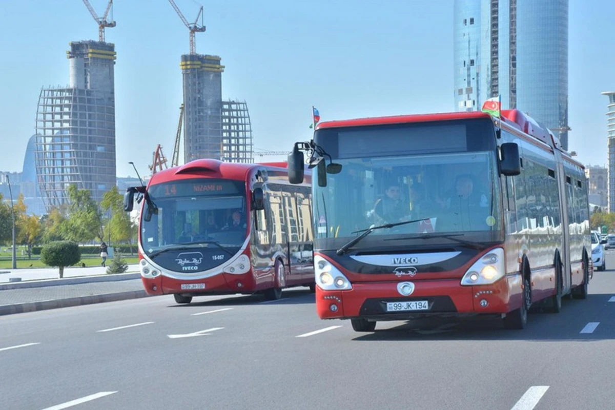 Bakıda 153 avtobusun hərəkət intervalında gecikmələr var - SİYAHI