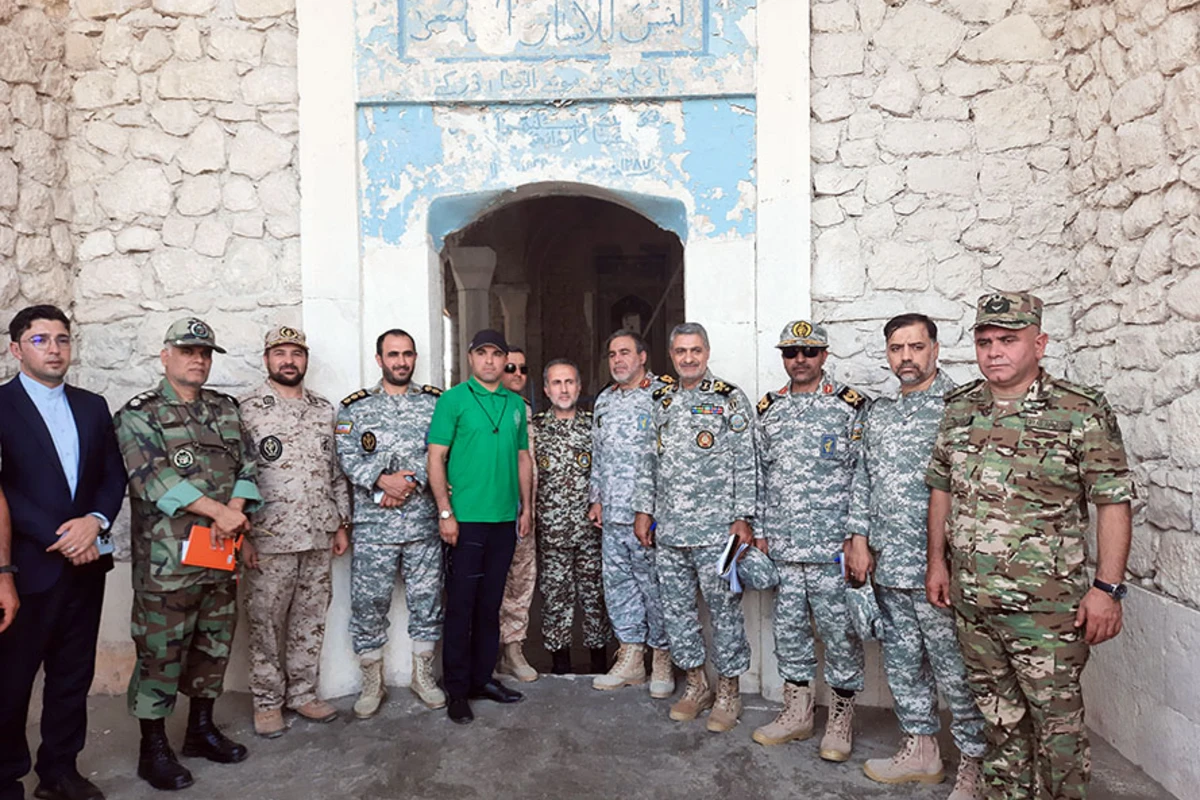 İran hərbi nümayəndə heyəti Ağdam rayonunda olub - FOTO