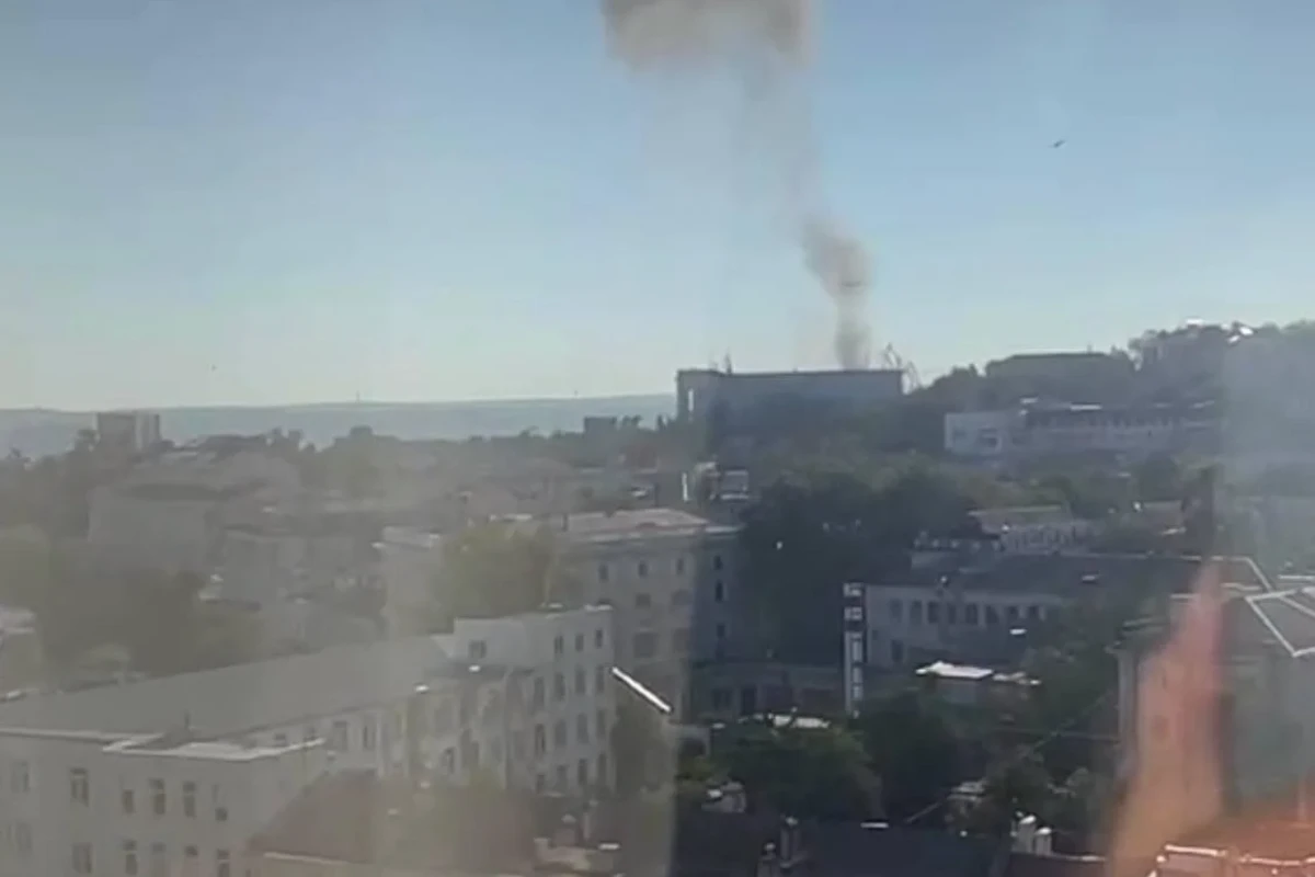 Ukrayna Krımda Rusiya donanmasının qərargahını PUA ilə vurdu
