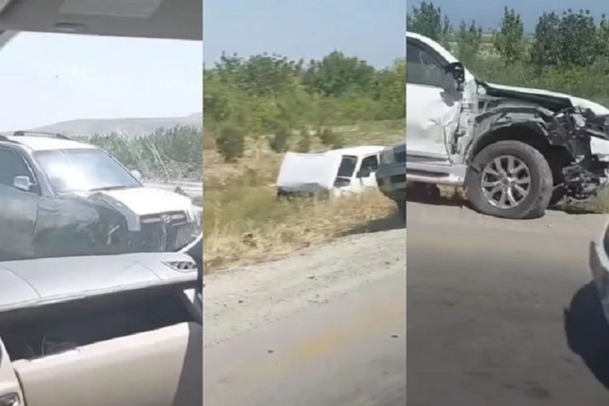 Bakı-Quba yolunda ağır qəza: Maşınlardan biri dərəyə aşdı - VİDEO