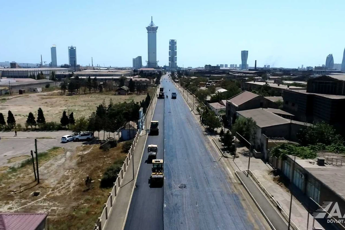 Nərimanov rayonunda bu küçə təmir edilir - FOTO/VİDEO