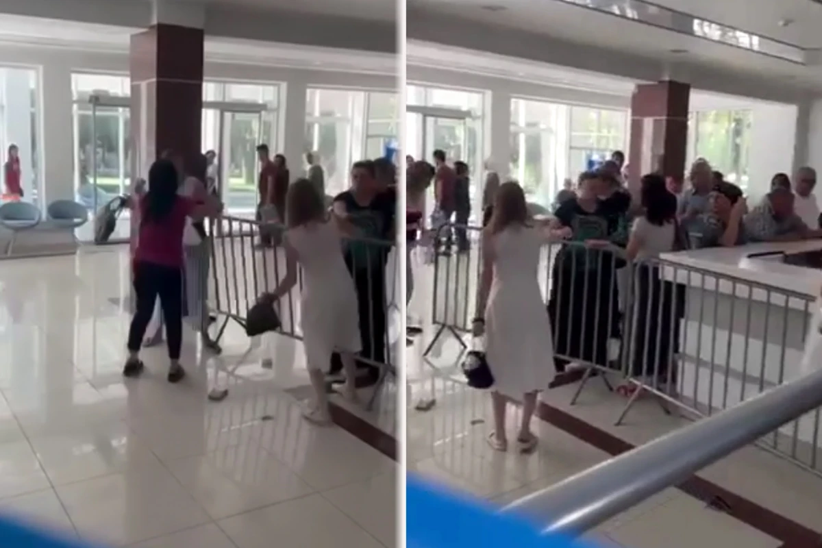 В Семашко женщины подрались из-за очереди - ВИДЕО