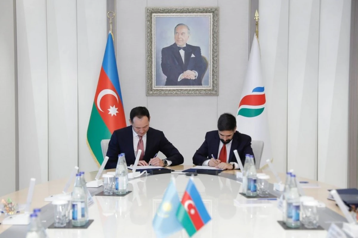 SOCAR ilə Qazaxıstanın QazaqGaz şirkəti arasında Anlaşma Memorandumu imzalanıb - FOTO