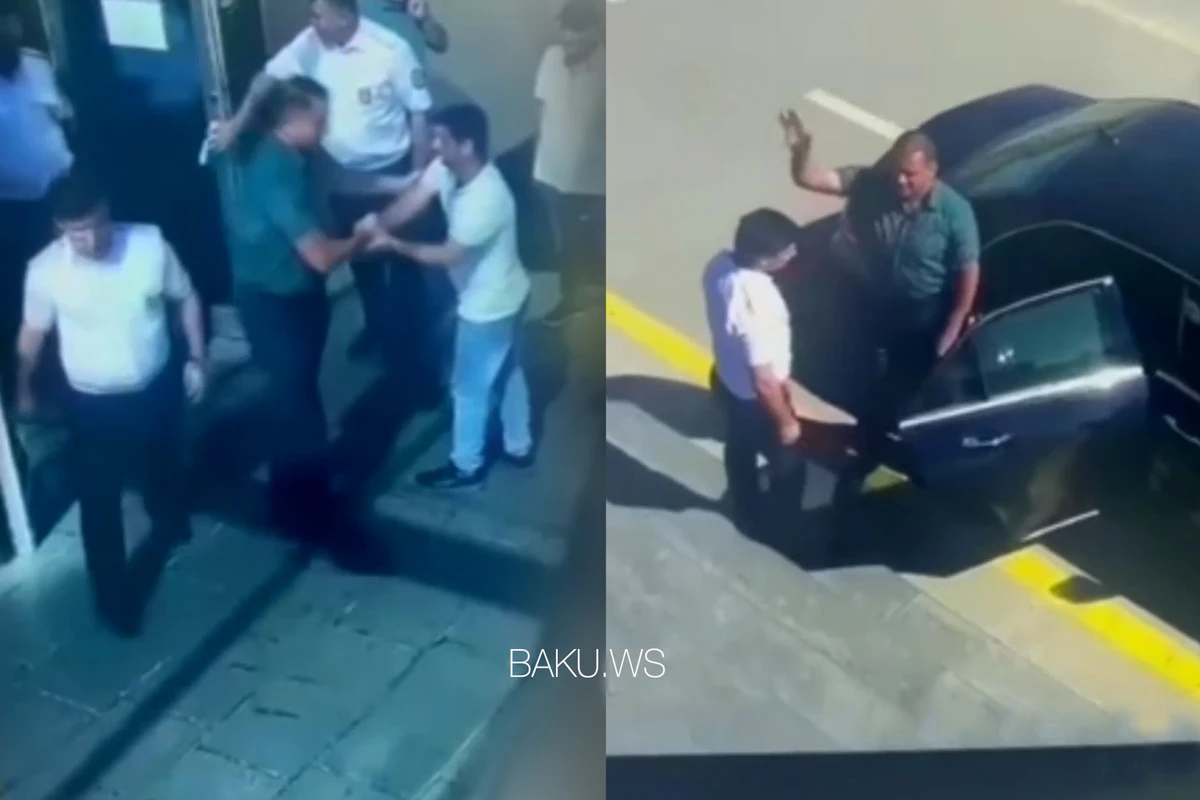 İşdən çıxarılan gömrük rəisi Pərviz Kəngərli yola salındı - VİDEO