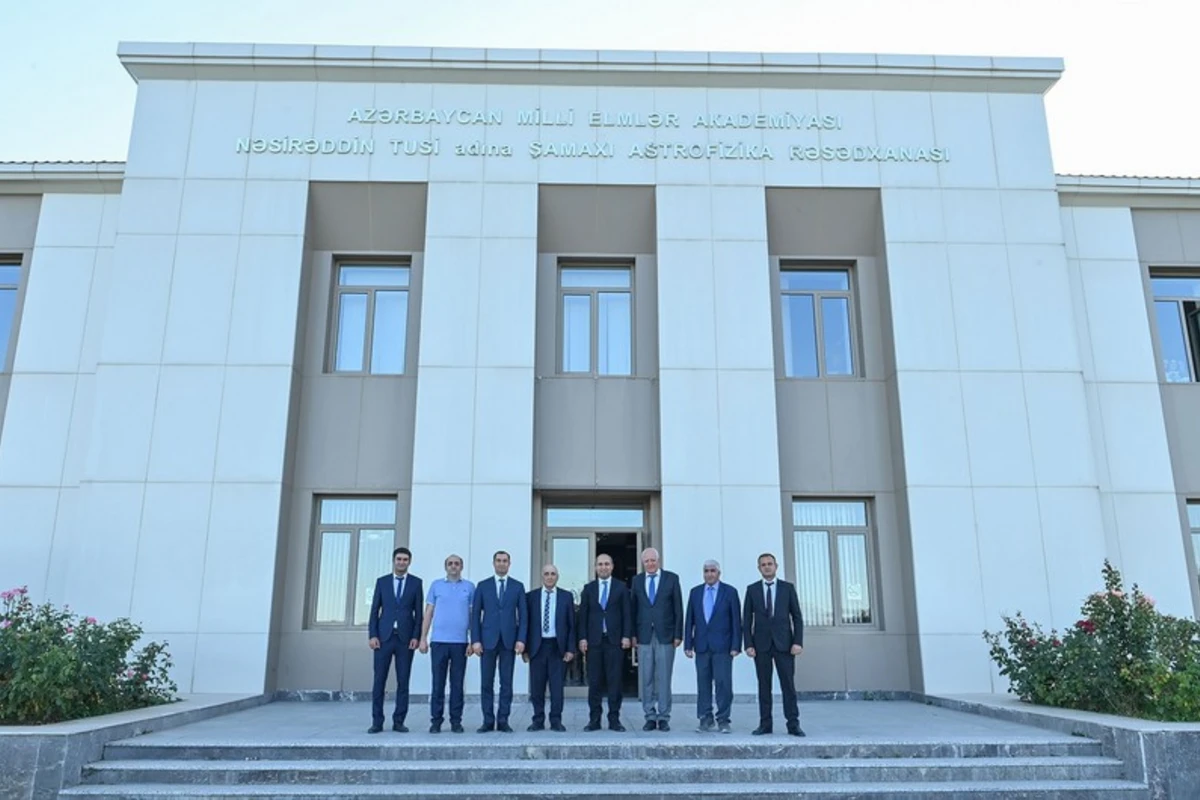 Emin Əmrullayev Şamaxı Astrofizika Rəsədxanasına baş çəkib